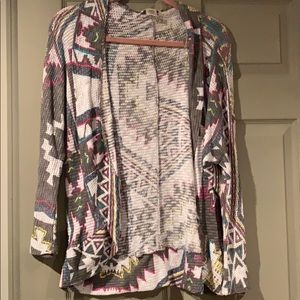Aztec Print Cardigan